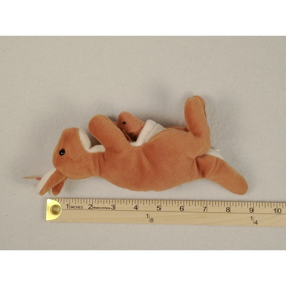 Vintage Ty Beanie Babies Pouch Kangaroo Joey - Picture 9 of 9